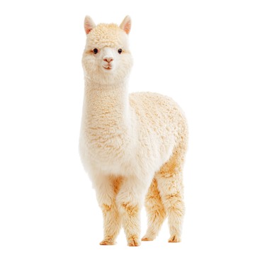 Alpaca, transparent animal profile image