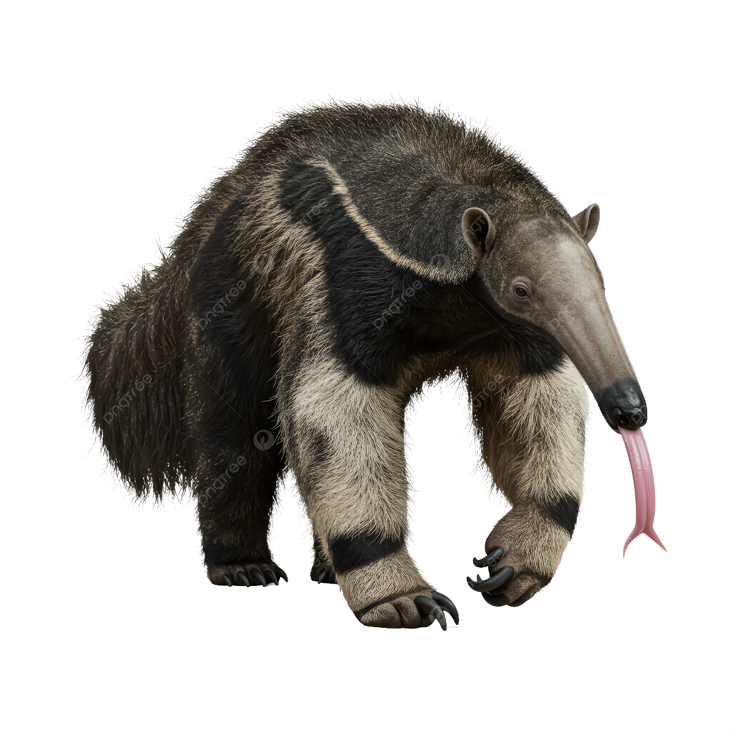 Anteater, transparent animal profile image