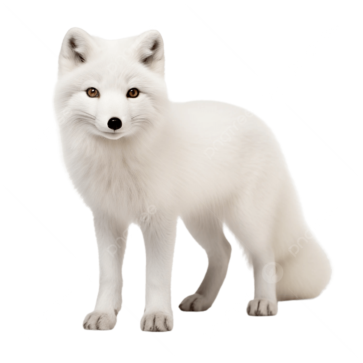 Arctic Fox, transparent animal profile image