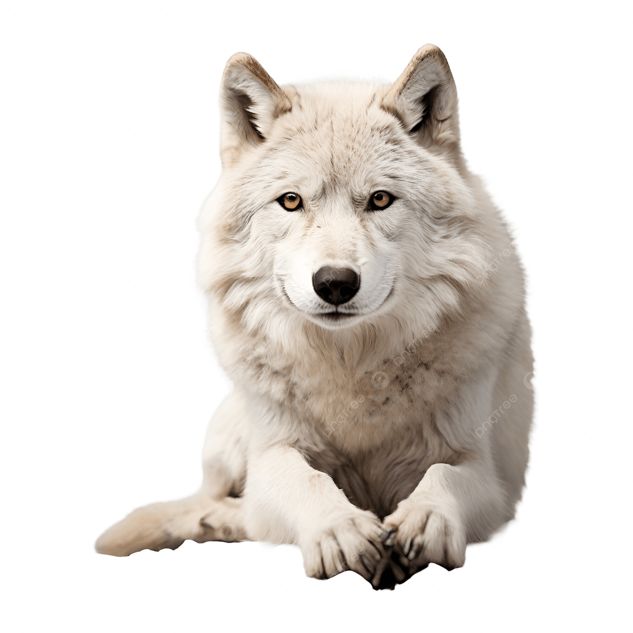 Arctic Wolf, transparent animal profile image