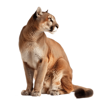 Cougar, transparent animal profile image