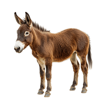 Donkey, transparent animal profile image
