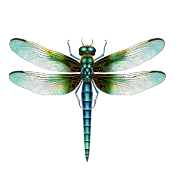 Dragonfly, transparent animal profile image