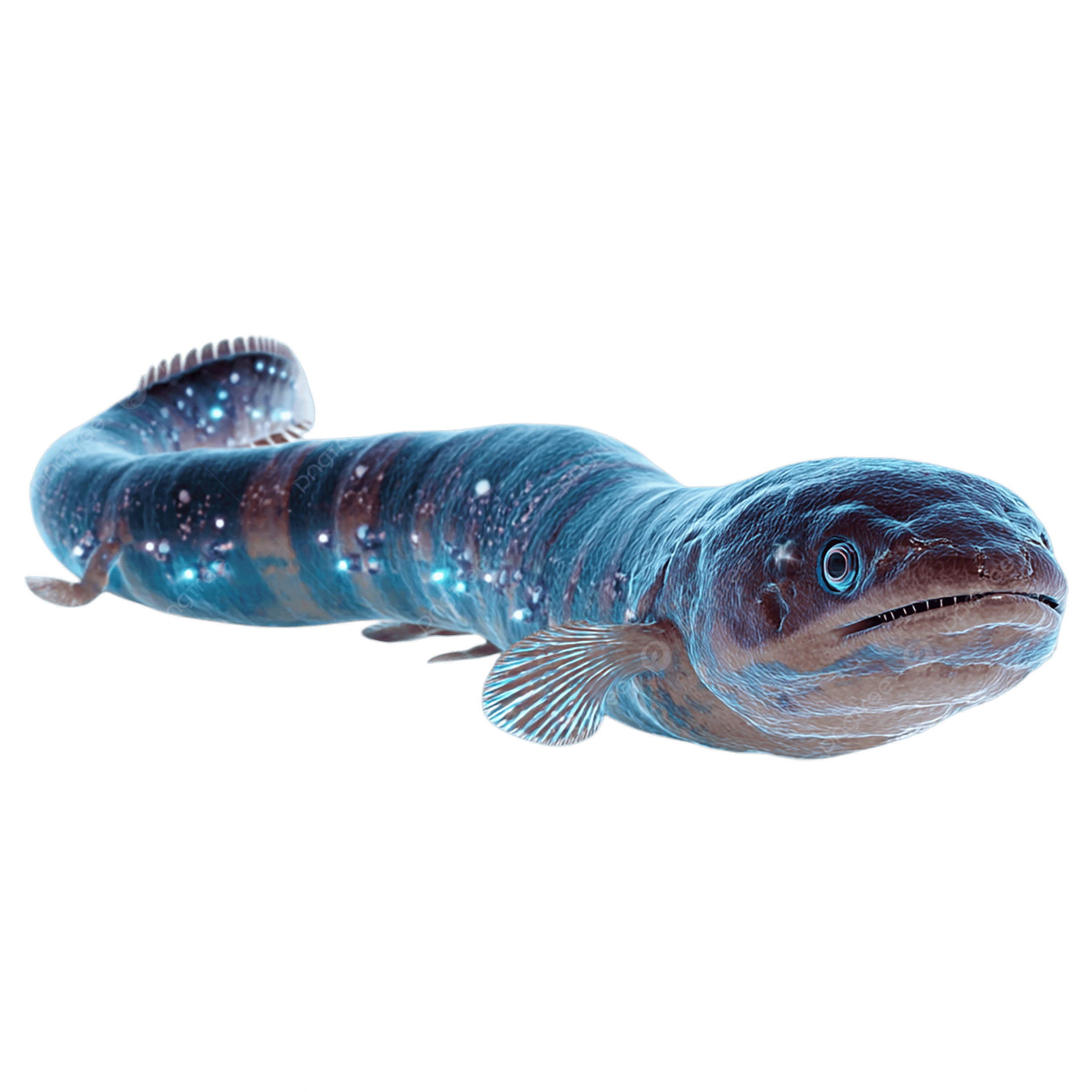 Electric Eel, transparent animal profile image