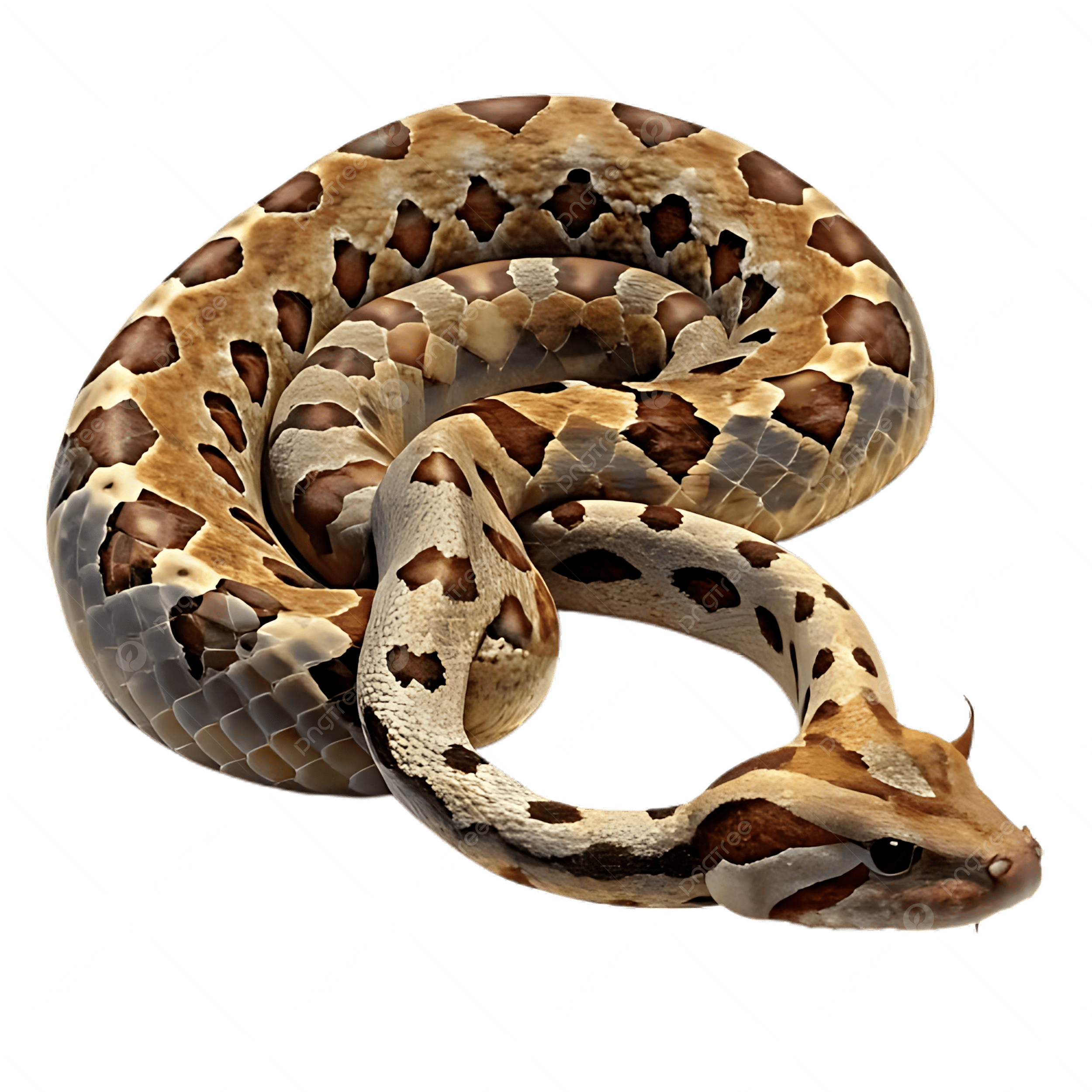 Gaboon Viper, transparent animal profile image