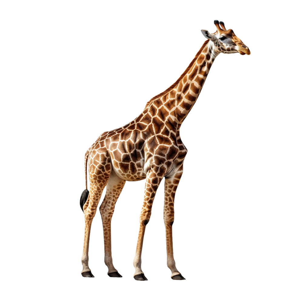Giraffe, transparent animal profile image