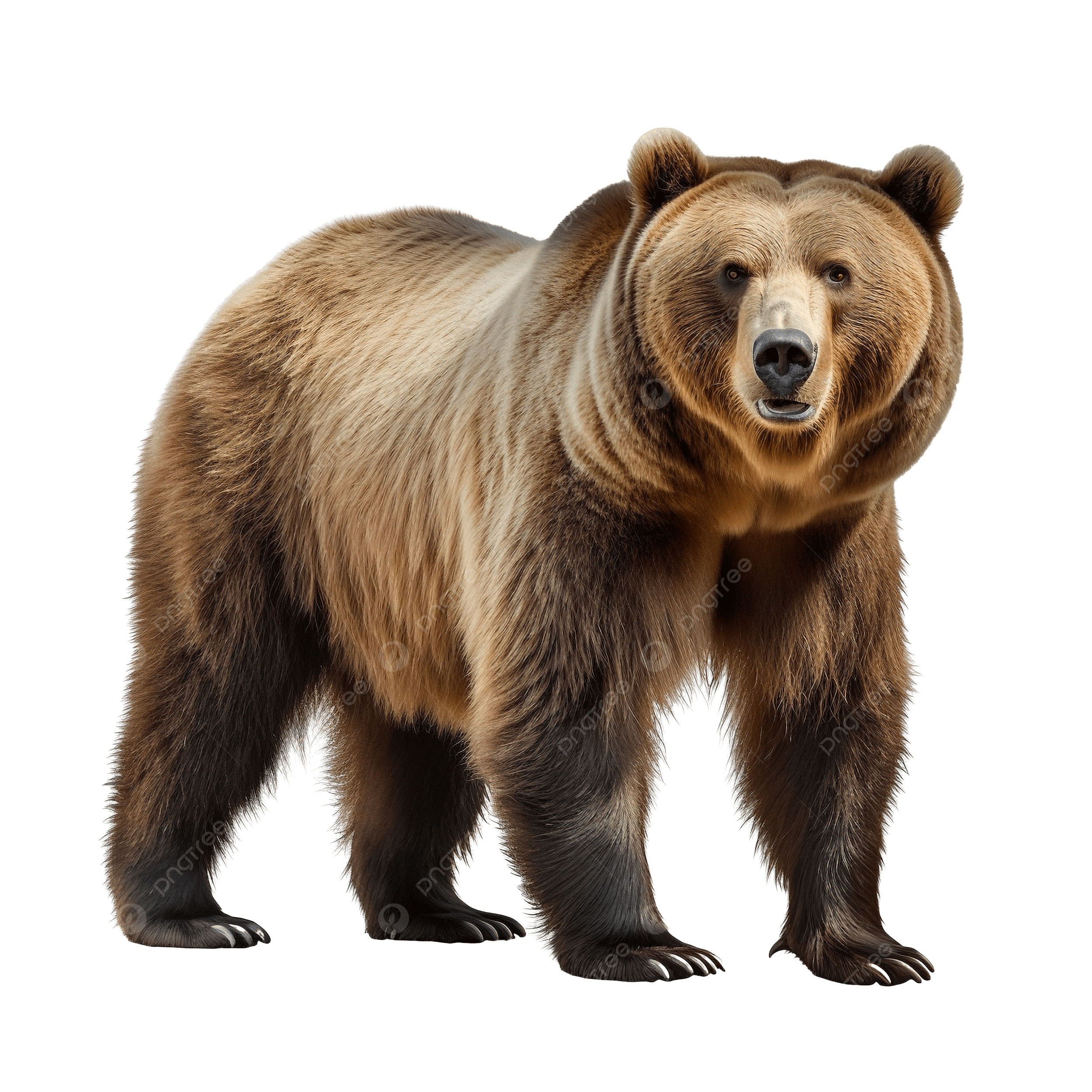 Grizzly Bear, transparent animal profile image