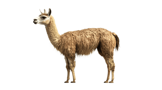 Guanaco, transparent animal profile image