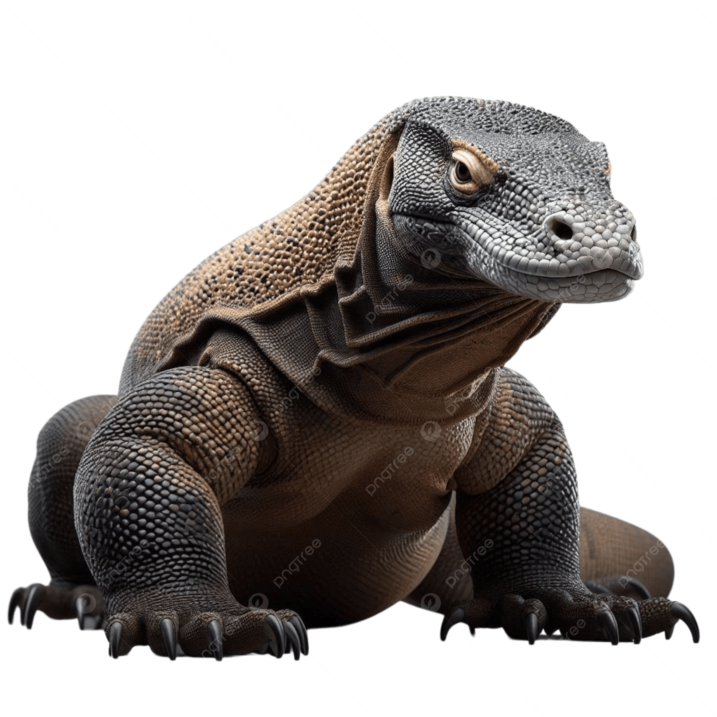 Komodo Dragon, transparent animal profile image