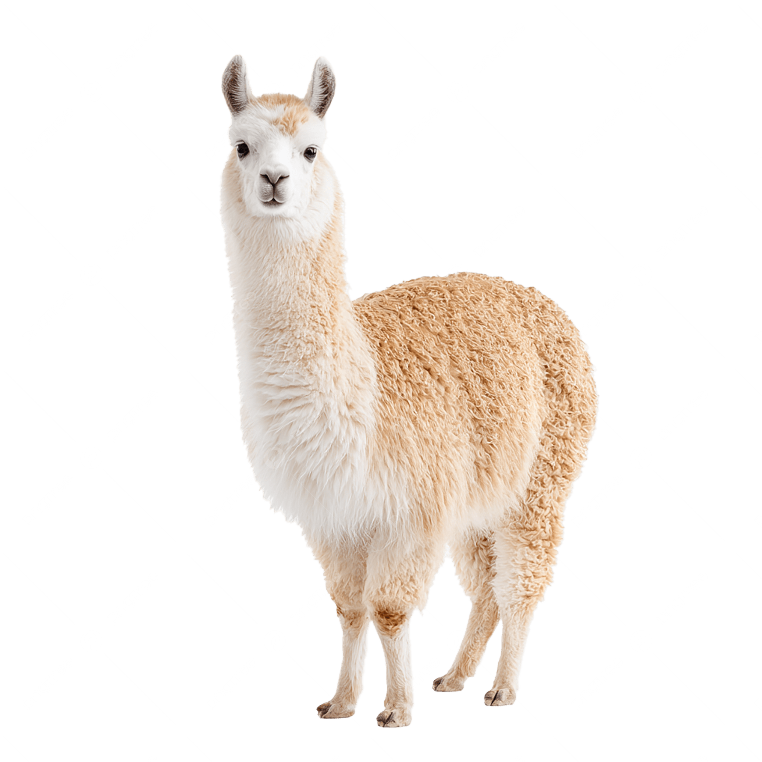 Llama, transparent animal profile image