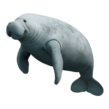Manatee, transparent animal profile image
