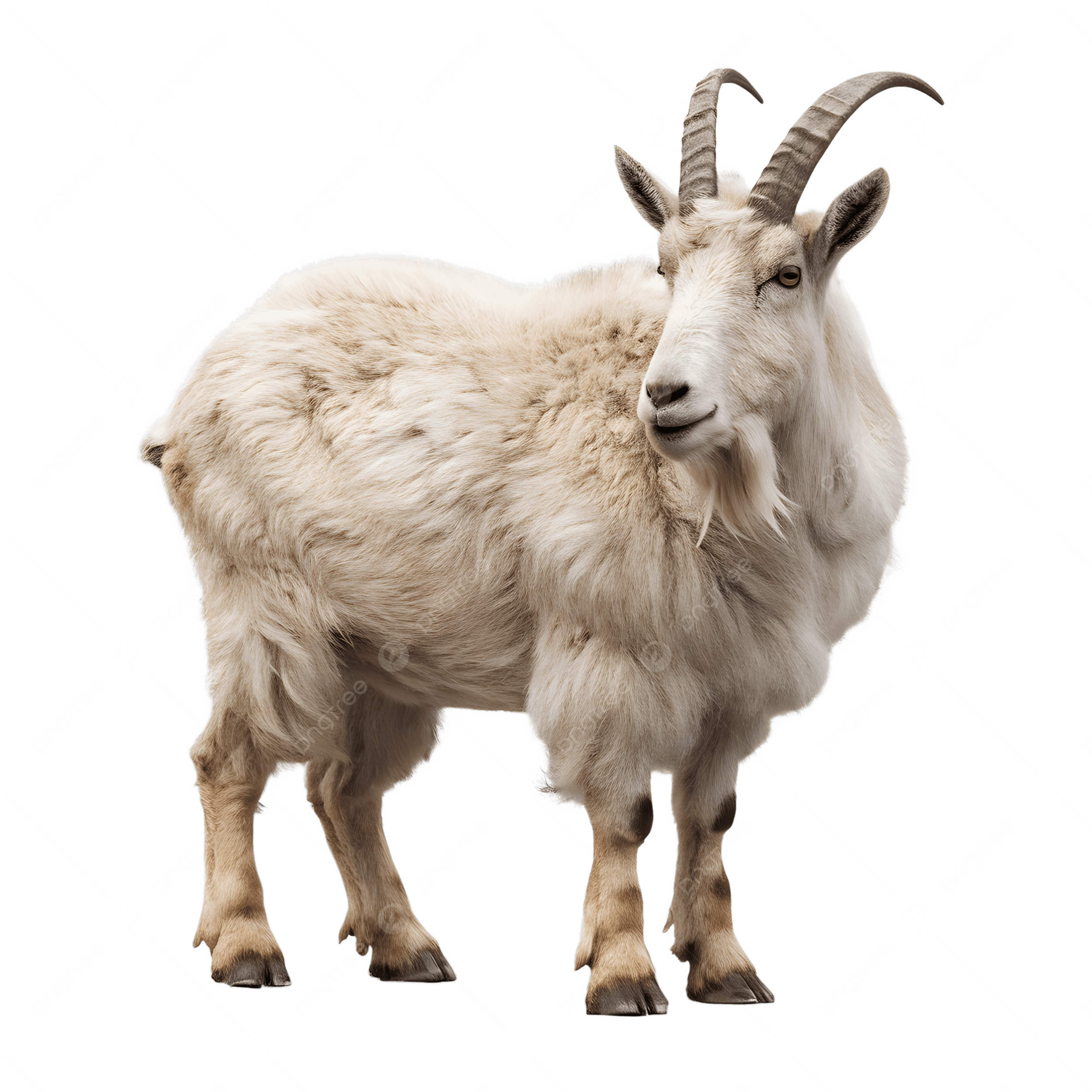 Mountain Goat, transparent animal profile image