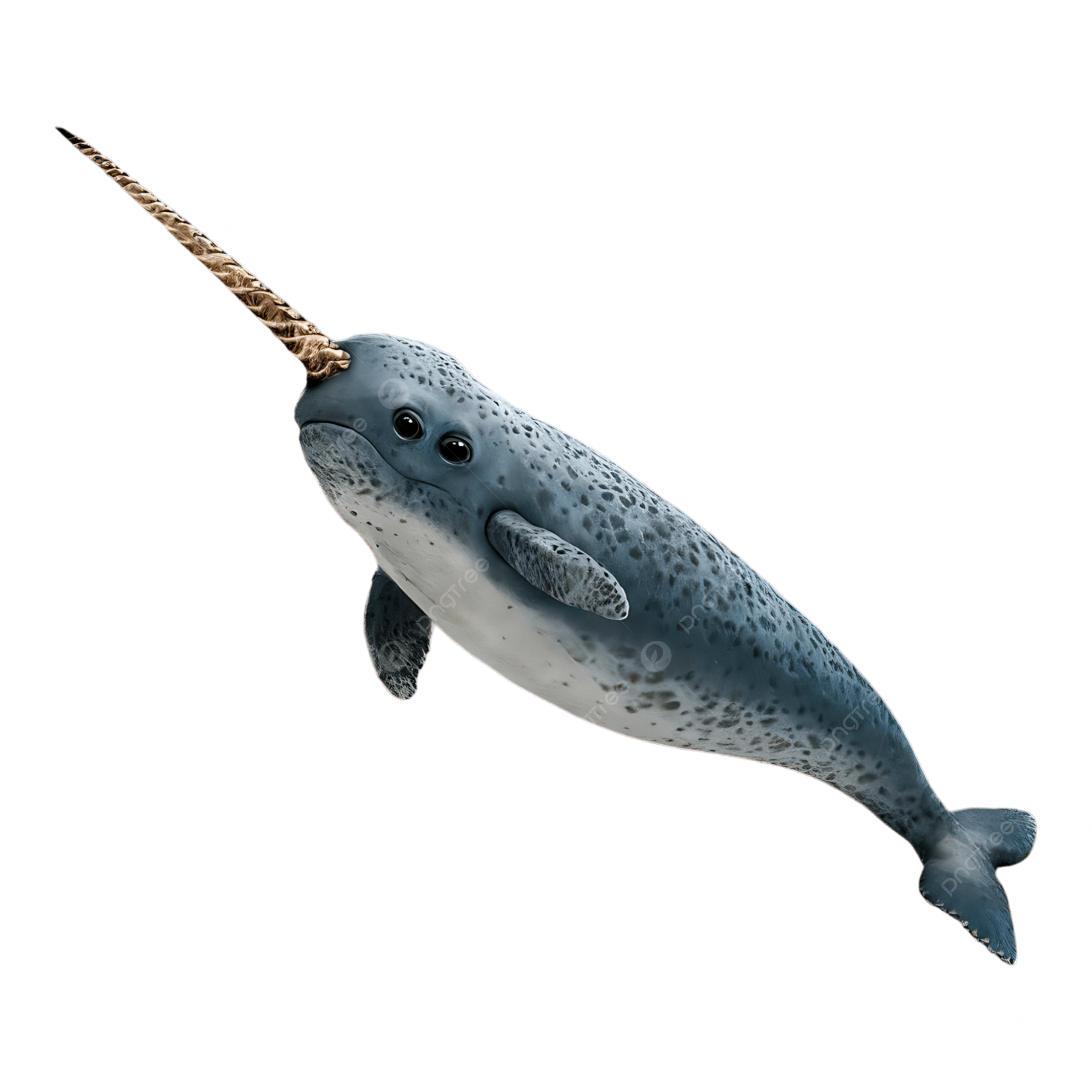 Narwhal, transparent animal profile image