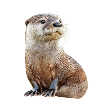 Otter, transparent animal profile image