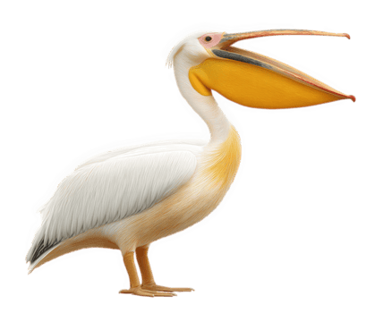 Pelican, transparent animal profile image