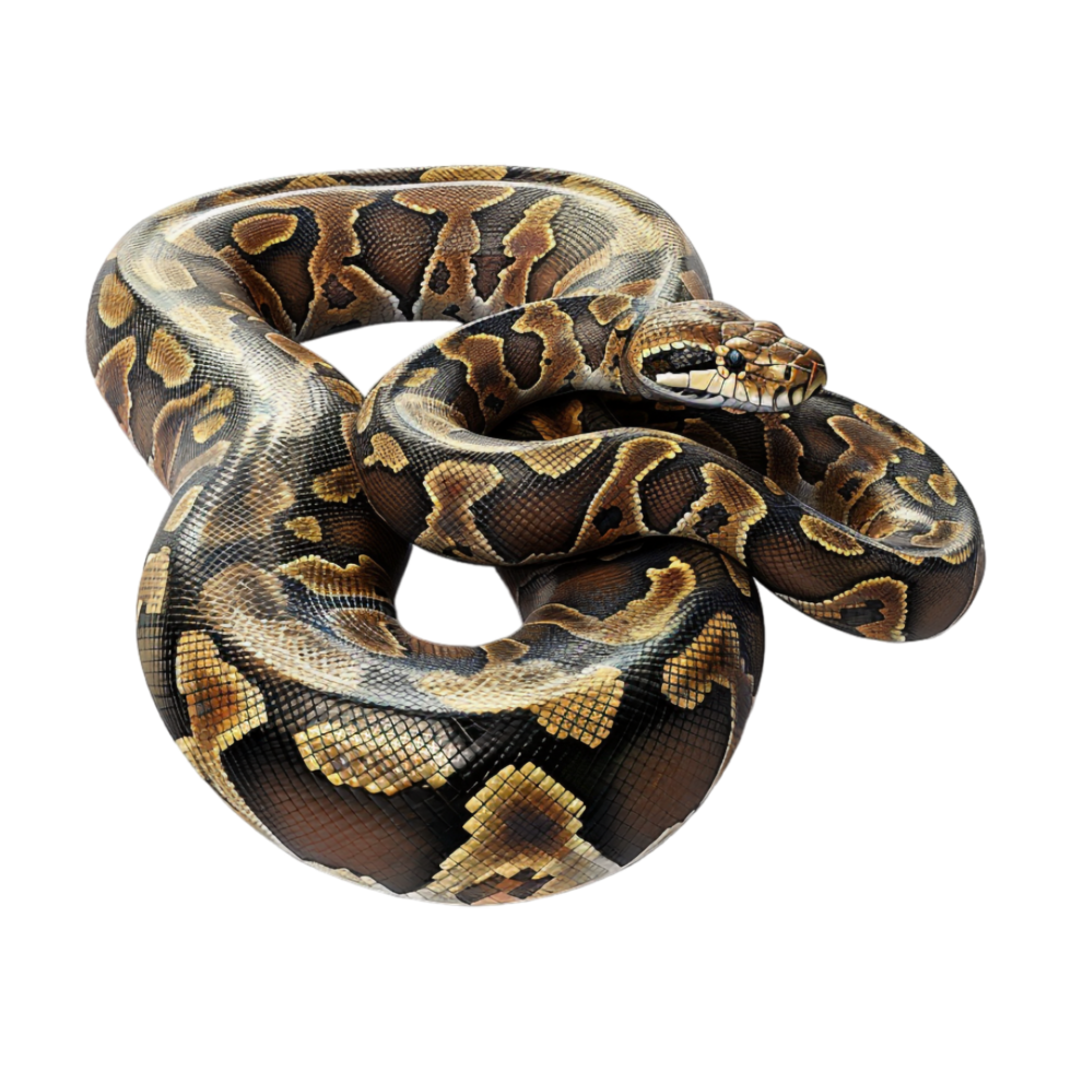 Python, transparent animal profile image