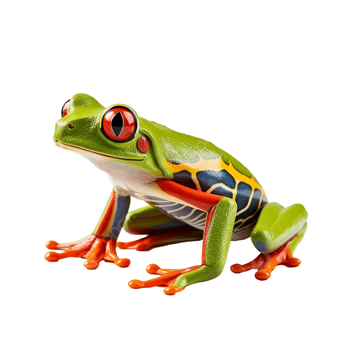 Red-Eyed Tree Frog, transparent animal profile image