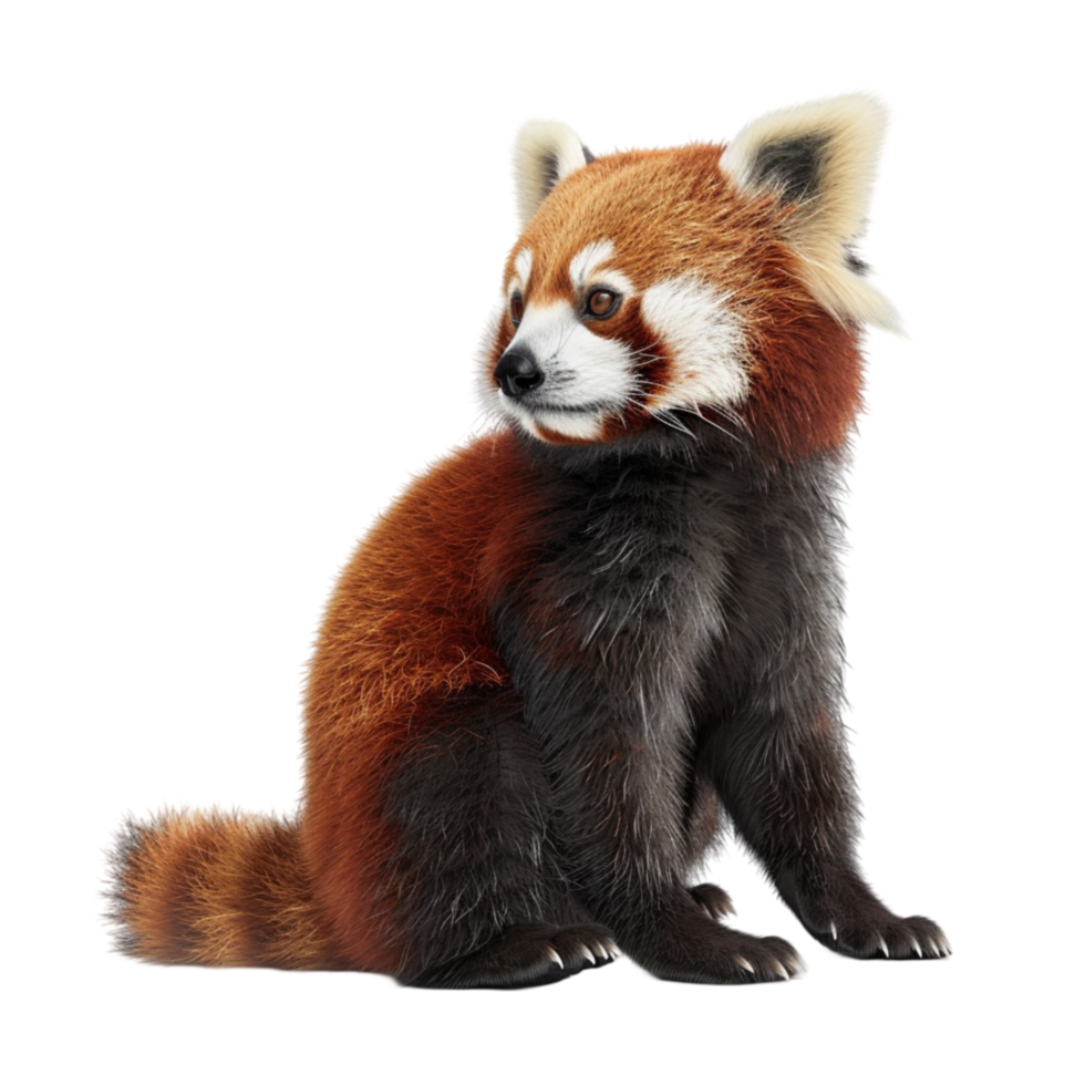 Red Panda, transparent animal profile image