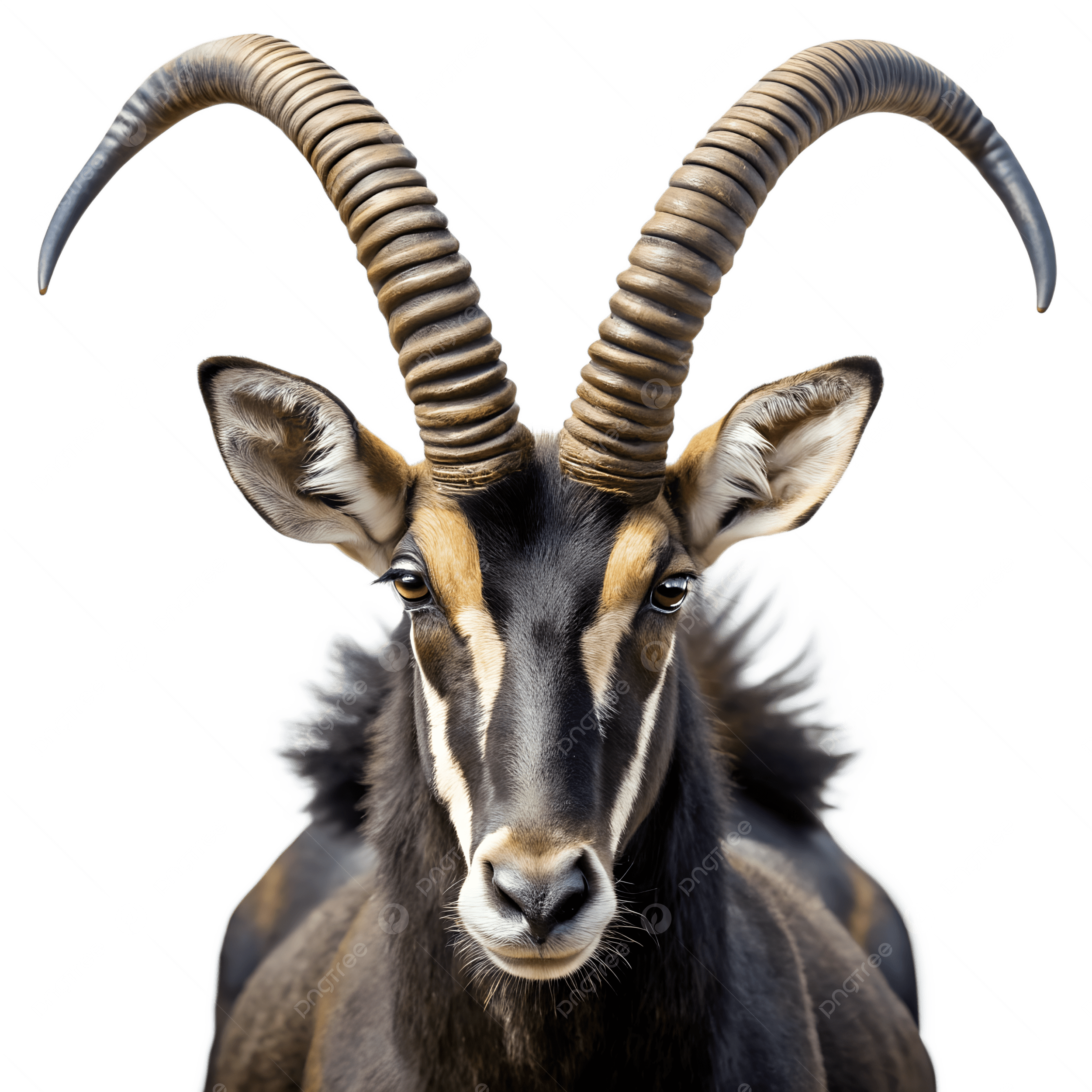Sable Antelope, transparent animal profile image