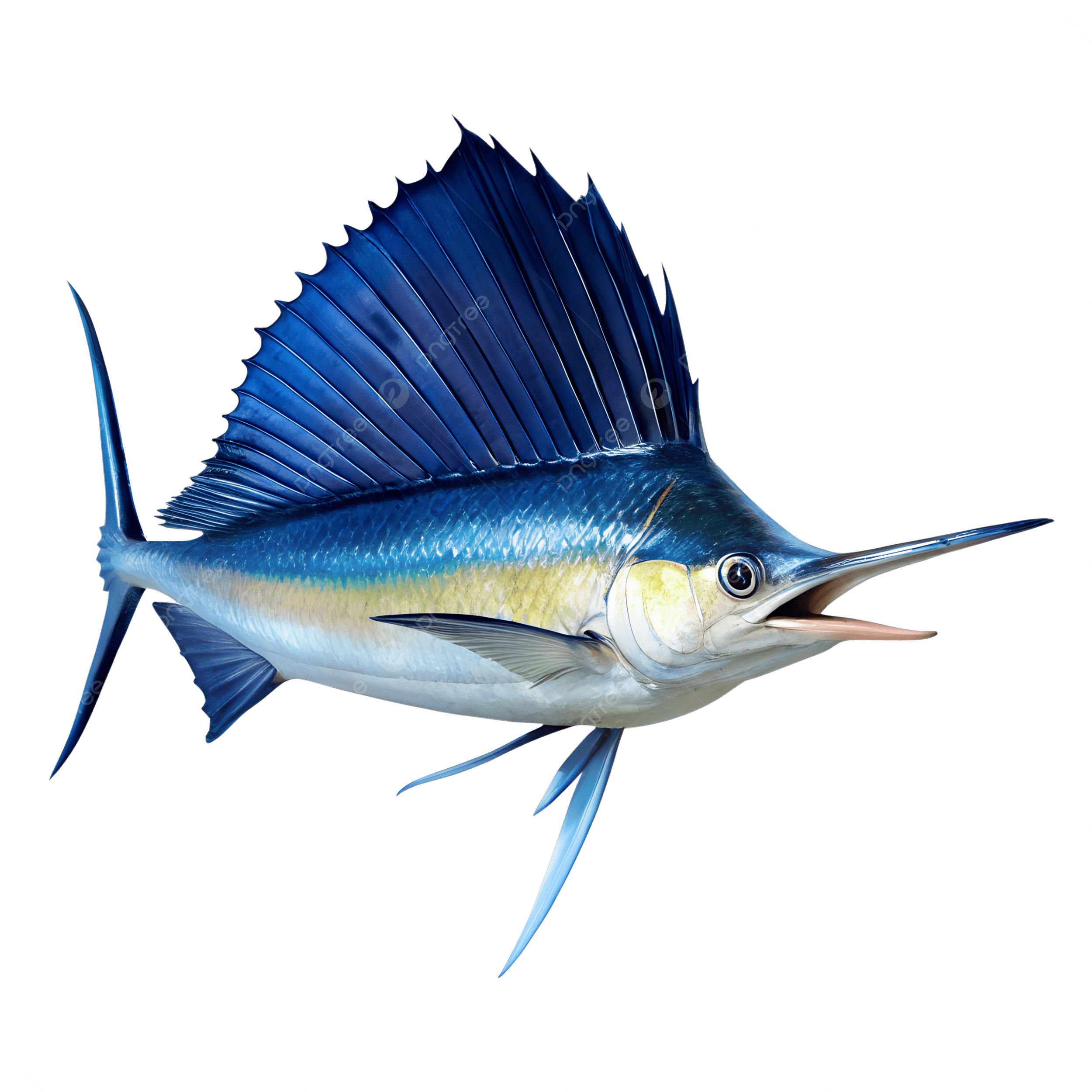 Sailfish, transparent animal profile image