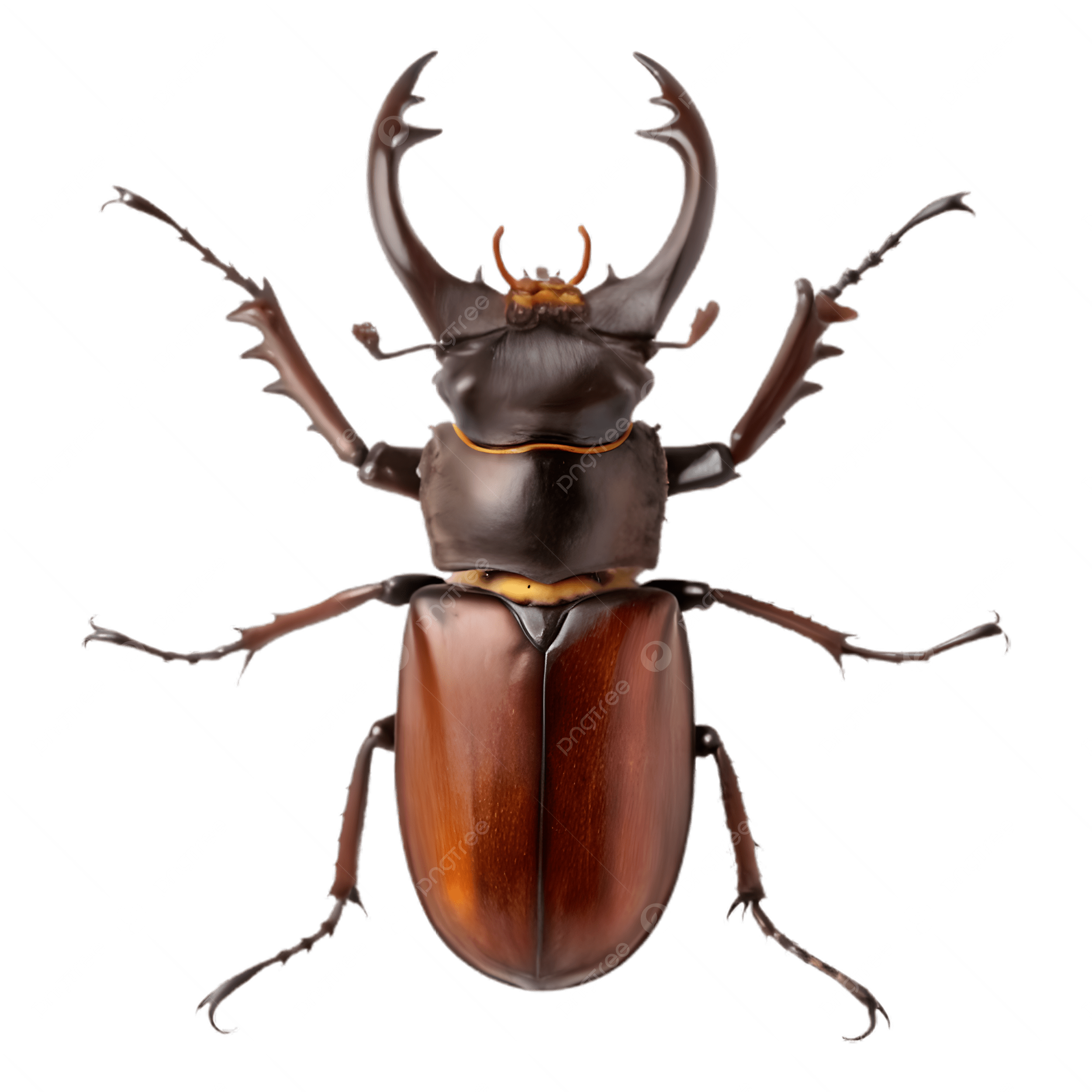 Stag Beetle, transparent animal profile image