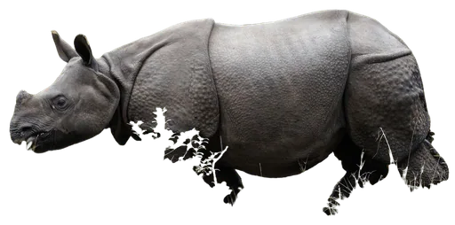 Indian Rhinoceros (Rhinoceros unicornis)